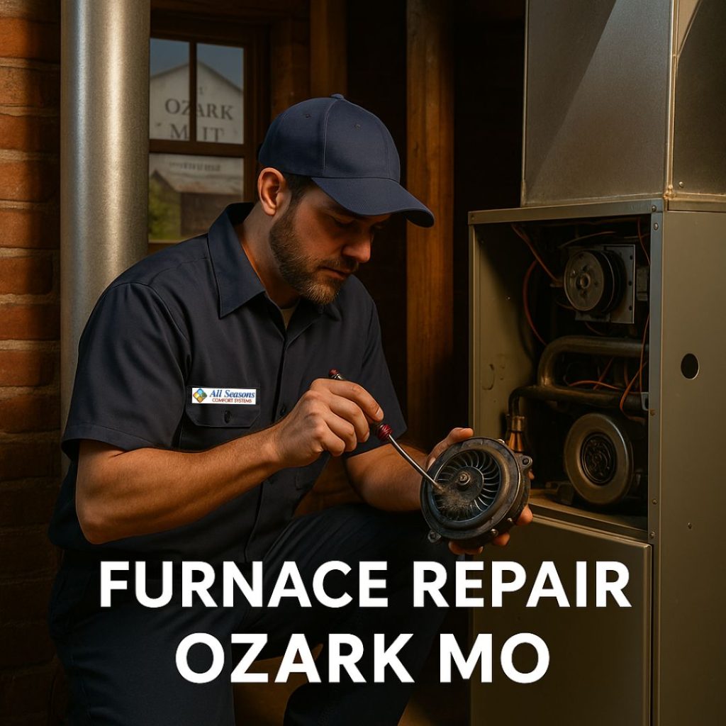 Local Ozark MO scene near The Ozark Mill representing trusted furnace repair service in Ozark Missouri